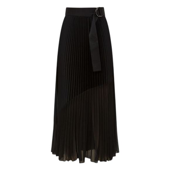 Reiss Dresses & Skirts - Reiss Pleated Black Anya Skirt Size US 0